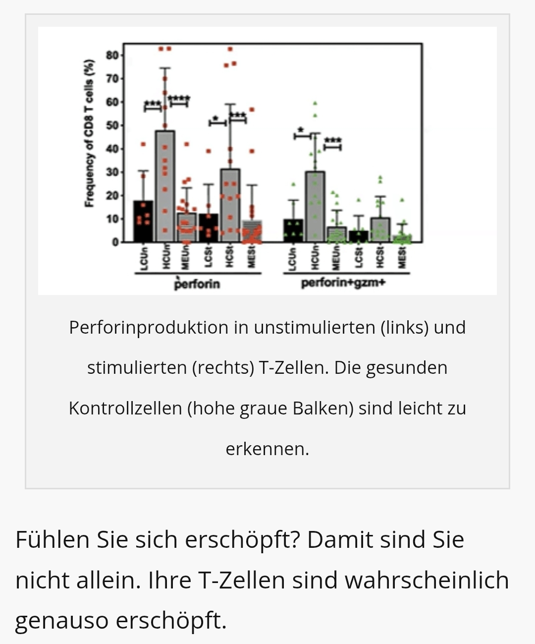 Healthrising T Zellen Erschpfung
