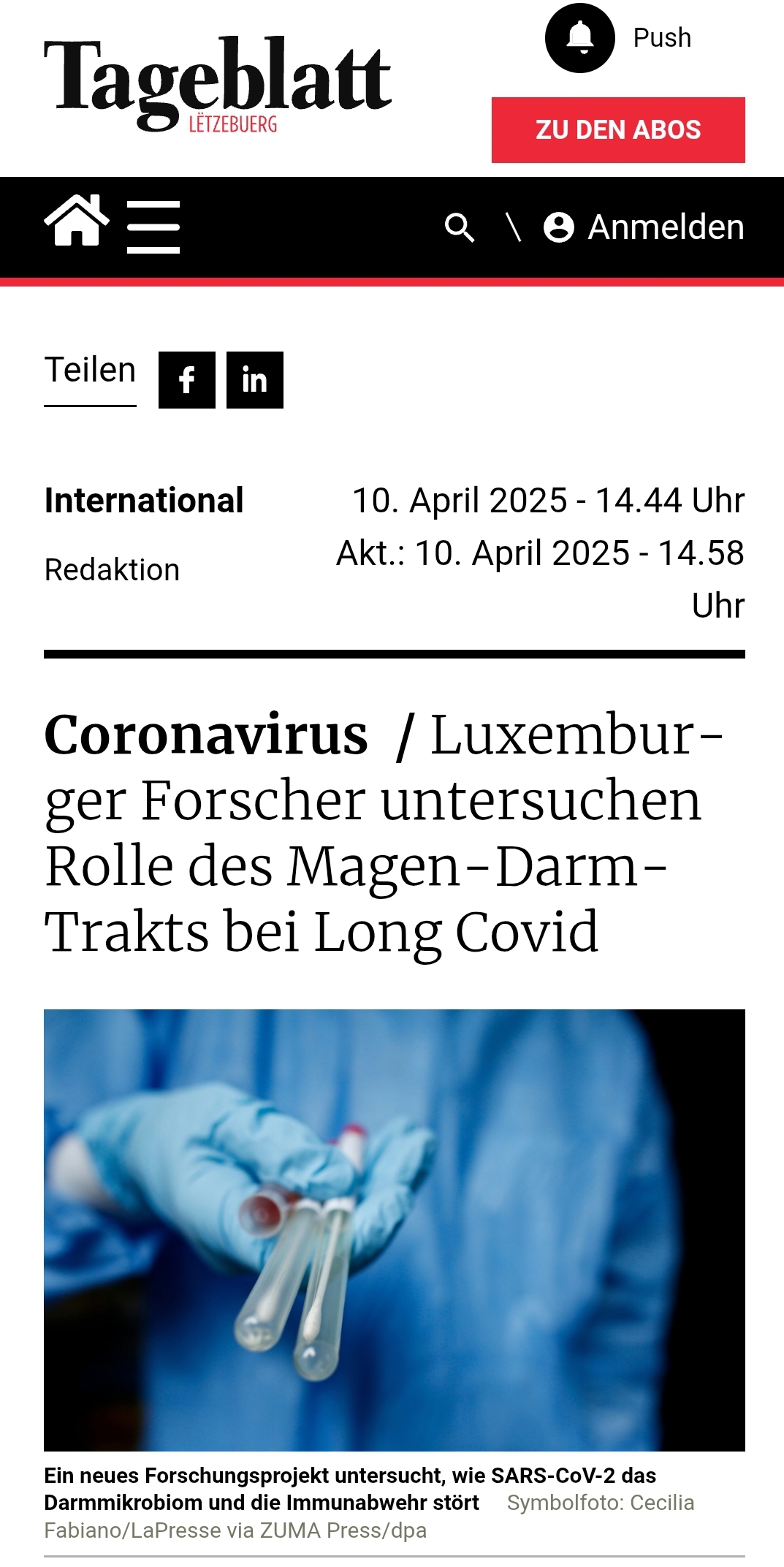 Long COVID Magen Darm 