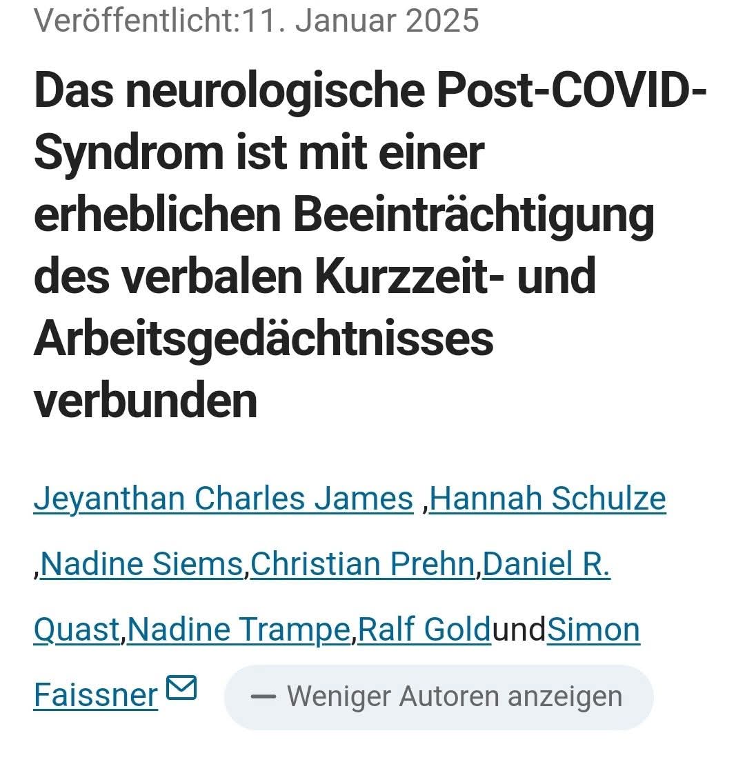 Neurologisches Post Covid Syndrom