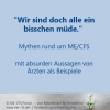 Mythen rund um ME&amp;CFS