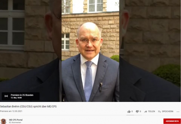 Sebastian Brehm (CDU/CSU) spricht &uuml;ber ME/CFS