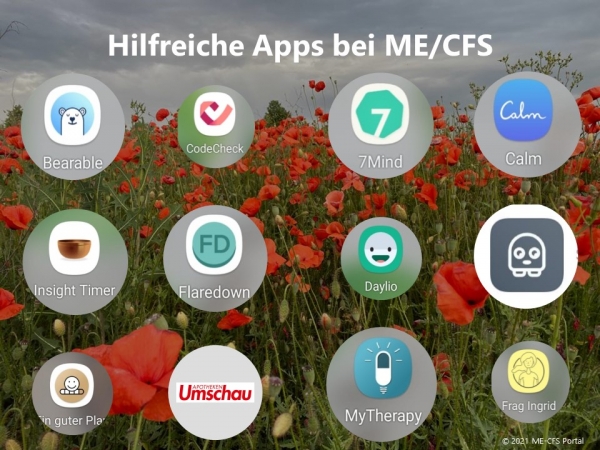 Hilfreiche Apps bei ME/CFS